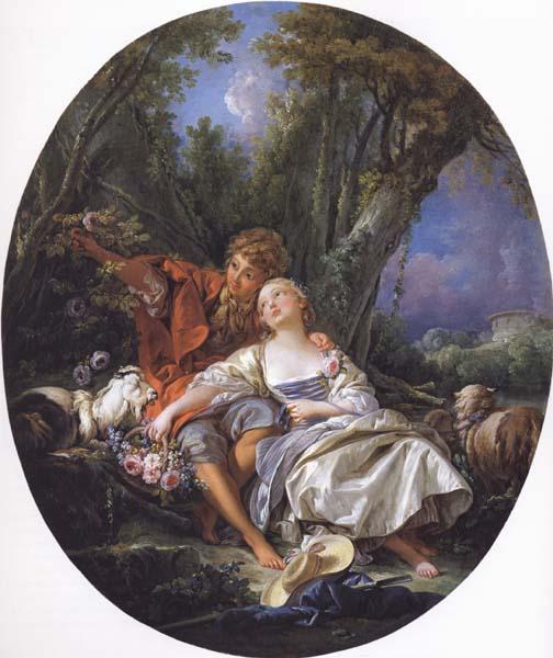 Francois Boucher Shepherd and Shepherdess